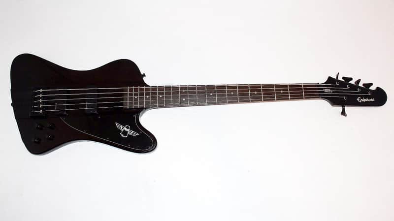 Epiphone Thunderbird Pro-V 5-string Black Electric Bass Guitar image 1