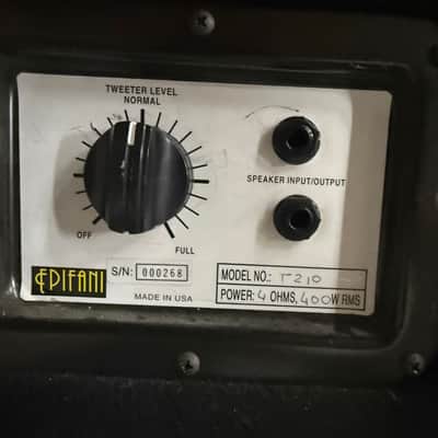 Epifani T210 Bass Cabinet 2x10" Ultra-Light 400w Guitar Speakers+Tweeter USA image 2