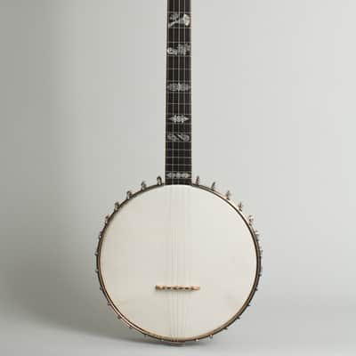 Fairbanks  Whyte Laydie # 7 5 String Banjo (1906), ser. #23847, period black hard shell case. image 1