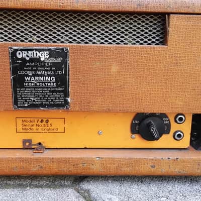 1969 Orange Matamp model 100  99% original ultra rare gem dont miss it image 8