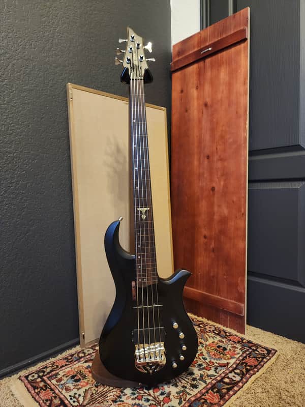Traben 5 String Element Fretless 2010s - Black Matte image 1