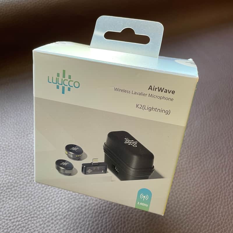 Luucco Airwave K2 Wireless Lavalier (Lightning Model with 2 mics) 2026 - Black image 1