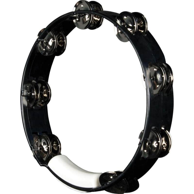 Rhythm Tech True Colors 10" Tambourine | Black image 1