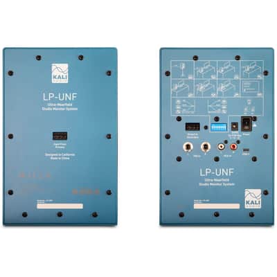 KALI AUDIO LP-UNF-B 4” Ultra Nearfield Powered Monitor System w/Bluetooth - Boundary Compensation EQ Settings - for Mixing, Recording, Audio Production - USB-C, TRS, RCA Inputs Blue (Pair) image 11