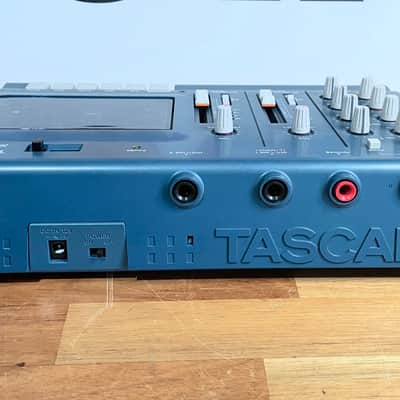 [Excellent] TASCAM Porta 02 Ministudio 4-Track Cassette Recorder - Blue image 4