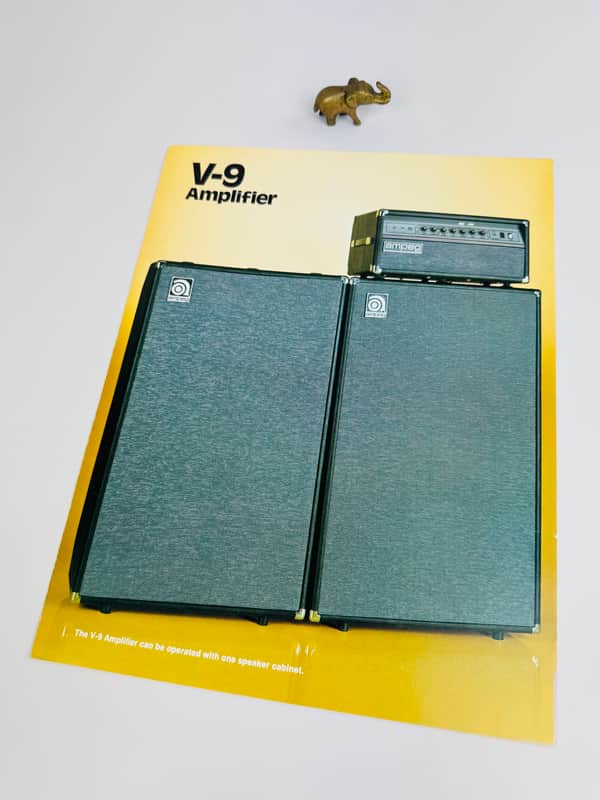 Ampeg V-9 Amplifier Brochure 1978 image 1
