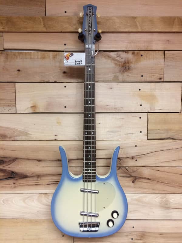 Danelectro '58 Longhorn Bass Blue Burst | Reverb