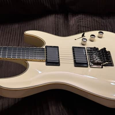 Schecter Blackjack ATX C-1 FR Aged White Guitar *SUPER BLACK EBONY FINGERBOARD* (Made In Korea) image 4