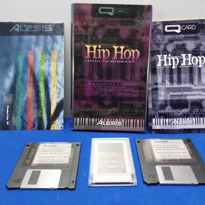 Vintage Alesis Hip Hop Q Card-QS 6,7,8 & Quadrasynth Series-FREE SHIP!!