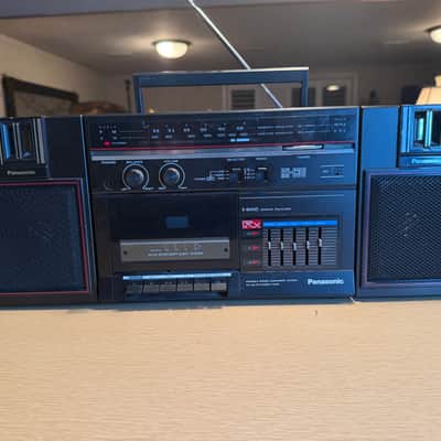 1987 Panasonic RX-C36 Boombox Stereo Cassette.  Tested & all functions work well image 2