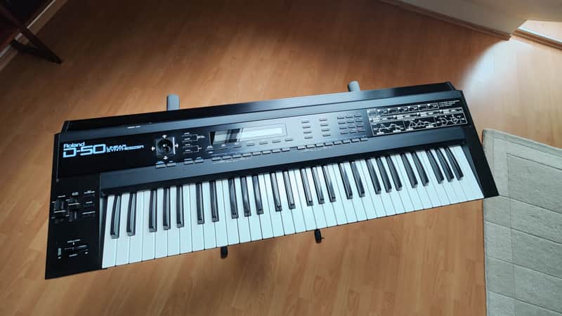 ROLAND D-50 Linear Synthesizer Classic keyboard famous 80s vintage sounds image 1