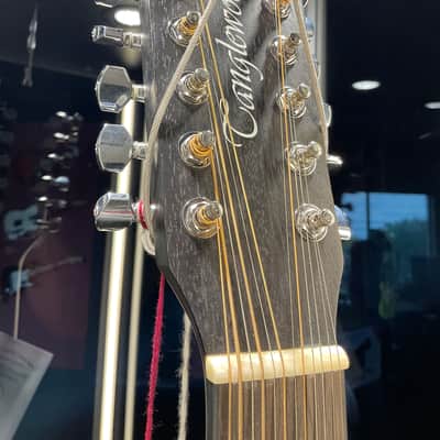 Tanglewood TWBB-SFCE-12 Blackbird 12-String Cutaway with Electronics 2020s - Smokestack Black image 11