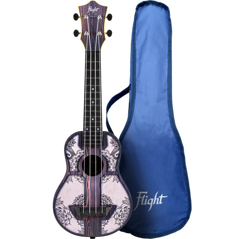 Flight TUS40 Mandala Wood Soprano Travel Ukulele image 1