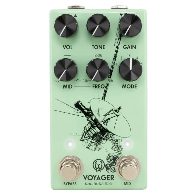 New Walrus Audio Voyager MKII Preamp Overdrive Guitar Effects Pedal Seafoam image 1