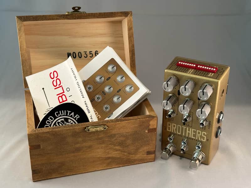 Chase Bliss Audio Brothers Analog Gainstage 2017 - Gold w/midi port box image 1