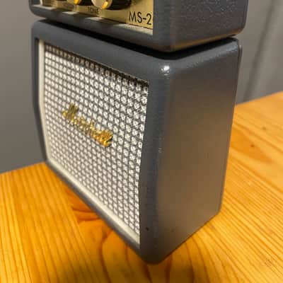 Marshall Micro Stack MS-2C 1-Watt 1x2" Battery-Powered Guitar Combo 2012 - Present - Grey image 2