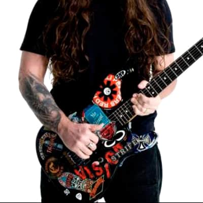 Andreas Kisser guitar stickers Charvel MODEL 2 decal Sepultura set 22 image 5