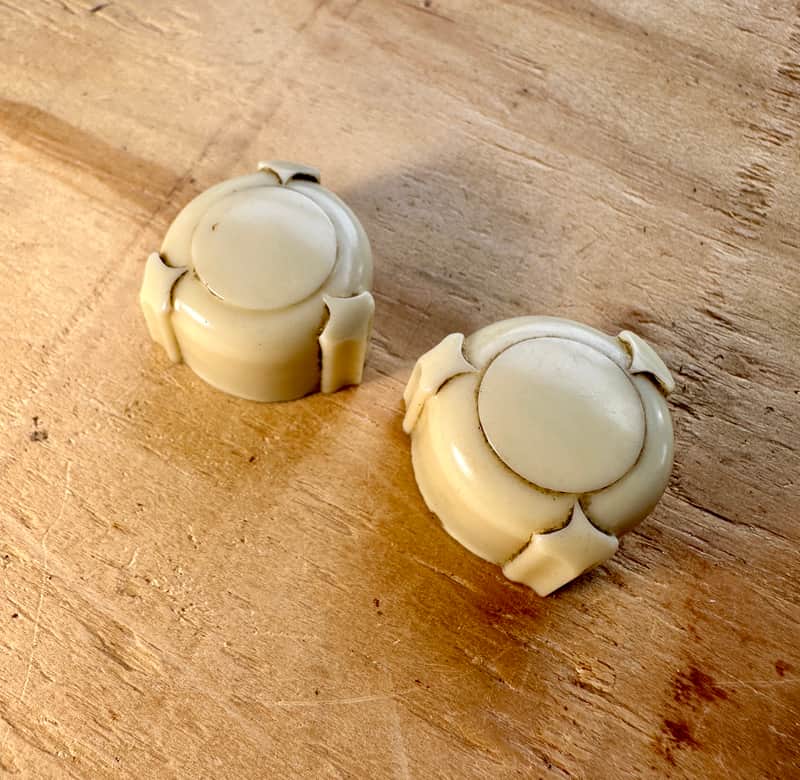 1948 Gibson BR-9 Electric Lap Steel Guitar Knobs- Cream - Vintage 40’s 50’s image 1