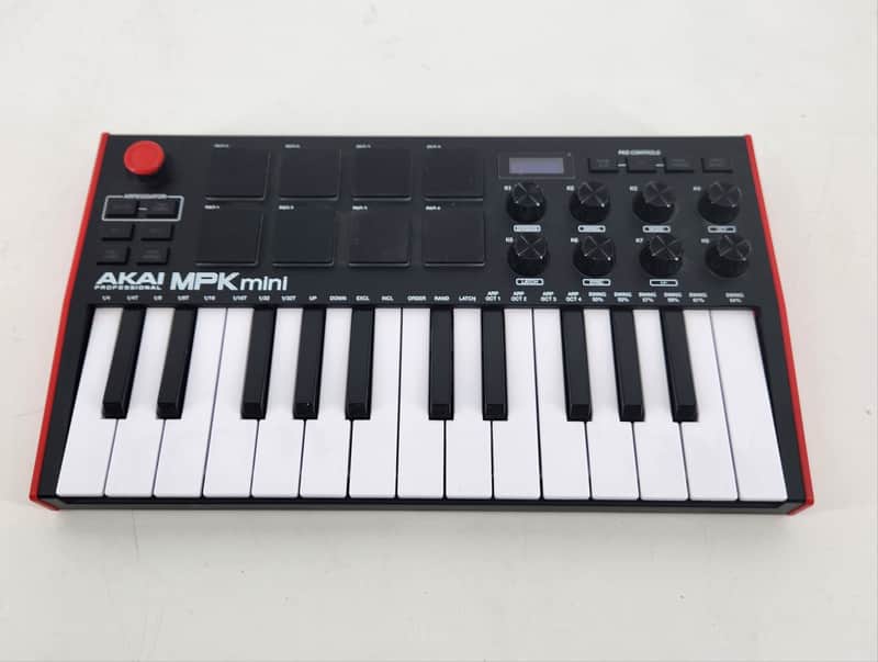 Akai MPK Mini MKIII 25-Key MIDI Controller 2020 - Present - Black image 1