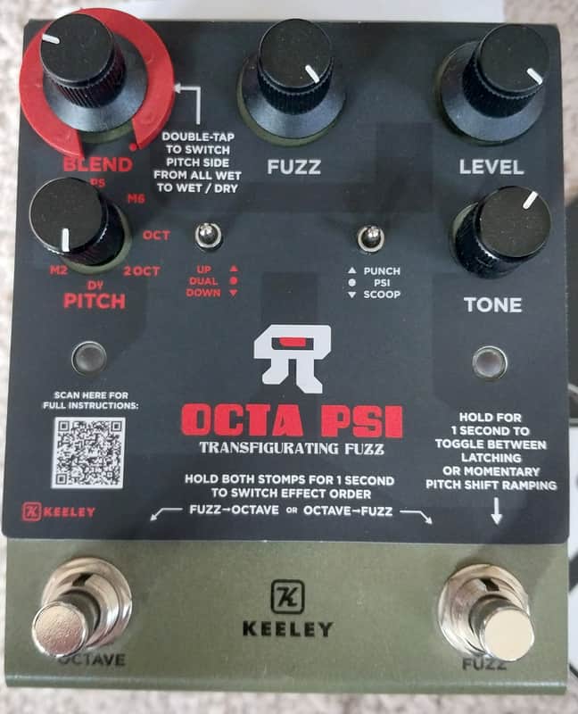 Keeley OCTA PSI Transfigurating Fuzz – XXIV Anniversary ‘Taiga Mod’ 2025 - Green image 1