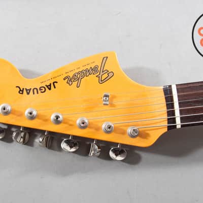 2022 Fender Japan FSR Traditional 60s Jaguar – Black w/ Gold Anodized Guard (Ishibashi Exclusive) image 3