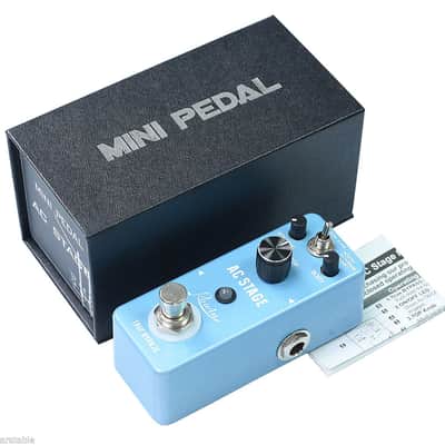 Rowin LEF-320 AC STAGE Acoustic Guitar Simulator Pedal 3 Working Modes Piezo/Standard/Jumbo image 2