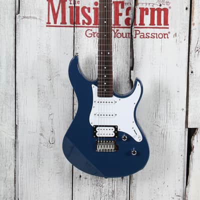 Yamaha PAC112V Double Cut Solid Body Electric Guitar United Blue Finish image 2