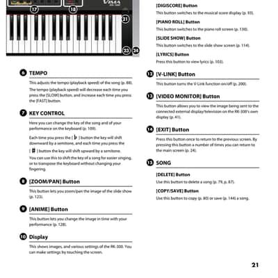 Roland Vima RK-300 — 2 in 1 Owners Manual Guide Guide — 257 Pages — USA Made image 9