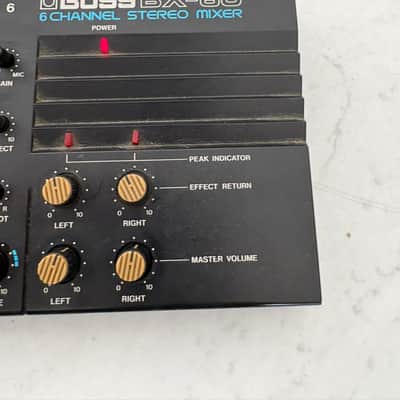 Boss BX-60 6-Channel Stereo Mixer 1980s - Black image 5