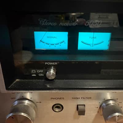 Sansui 5050 Stereo Receiver, EXcellent all-original condition, upgraded walnut case image 6