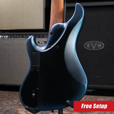 Ibanez Mode MDM1005 5-String Electric Bass Guitar - Midnight Arctic Ocean Matte image 2