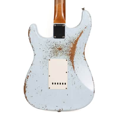 Fender Custom Shop '60s Roasted HS Stratocaster Heavy Relic Sonic Blue image 6