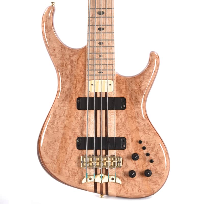 Alembic Europa 5-String Long-Scale w/Red Side LEDs, Birds Eye Maple Fingerboard, Walnut Core, & Walnut Backplates (Serial #U14695) image 1