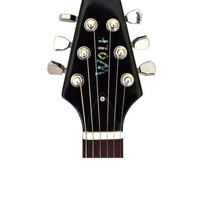 V Style Wolf Guitars Australia Air Wolf 2022 - Black Gloss - RIGHT HAND - INCLUDING Pro Luthier Set Up And Custom Hard Case image 4