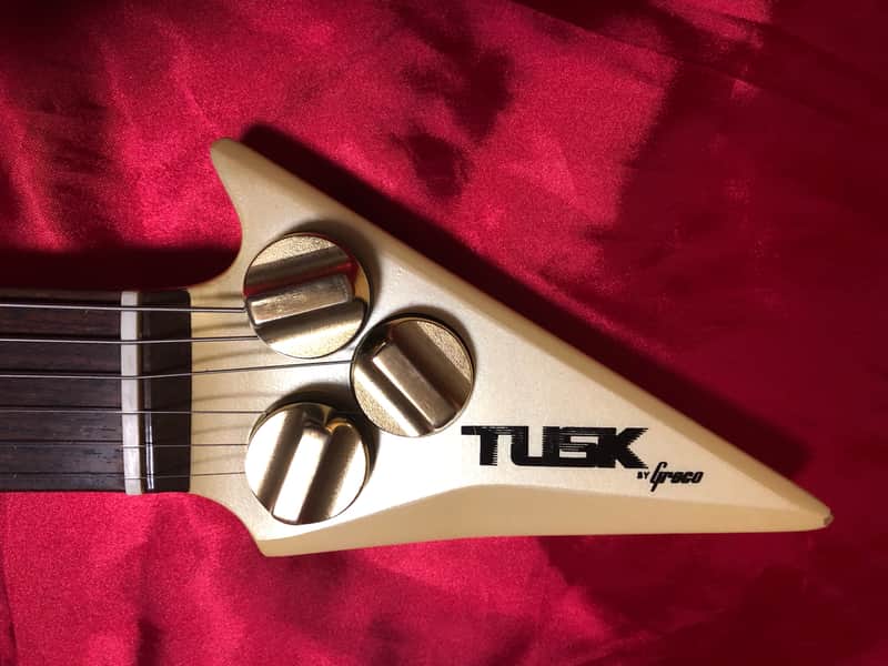 Greco TUSK By Greco GTV-55 White Japan Vintage 1984 Electric | Reverb