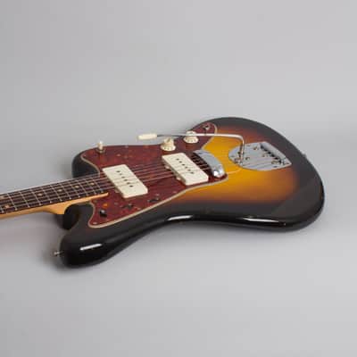 Fender  Jazzmaster Solid Body Electric Guitar (1960), ser. #54866, original brown tolex hard shell case. image 7