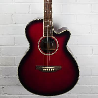 ARIA ELECORD FET-ELITE RS RED SUNBURST ELECTRO ACOUSTIC GUITAR image 3