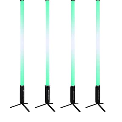 Rockville 4x ROCK SABER DJ/Stage Battery Tube Lights w/Wireless DMX+Stands+Bag image 15