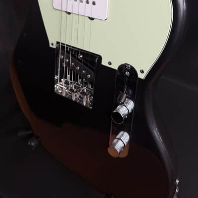Squier FSR Paranormal Offset Telecaster SJ Electric Guitar Charcoal Frost Metallic image 7