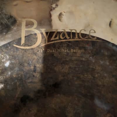 Immagine Meinl 15" Byzance Dual Hi-Hat (Pair) 2015 - Present - Unlathed Bow/ Lathed Edge - 3