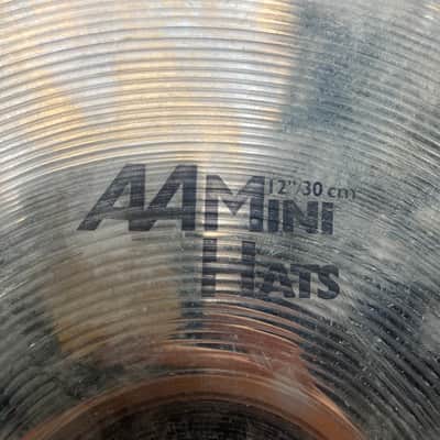 David Garibaldi's Tower of Power Sabian 12" AA MiniHats Bottom Only, 774g 1990s - Brilliant image 8