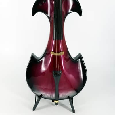 Bridge EC4 Draco Electric 4/4 Cello with Case and Bow - Red/Black image 3