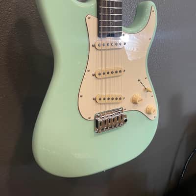 Schecter Nick Johnston USA CUSTOM SHOP Atomic Green 6 String SSS TRADITIONAL 2024 Tweed Case - *Authorized Dealer image 3