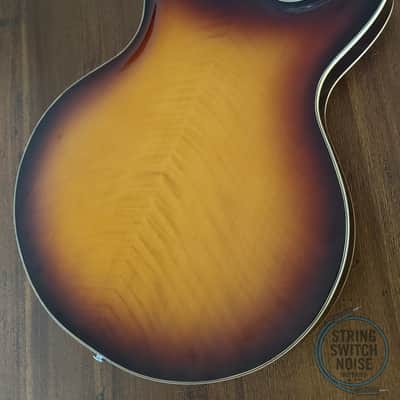 Yamaha SA50, Hollow Body Guitar, Sunburst, 1967, Made in Japan image 2
