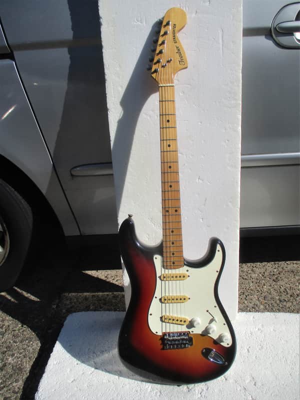 Fresher Straighter Guitar, 1970's, Japan, Sunburst Finish, Plays