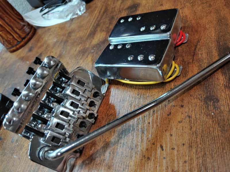 Licensed Floyd Rose Tremolo - Chrome Humbucker's image 1