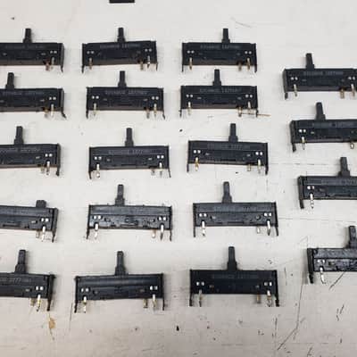 Used Set of 35 Original ARP Quadra Sliders for Refurbishing/Parts/Repair image 4