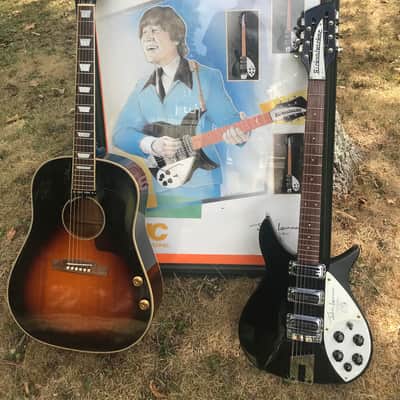 Rickenbacker John Lennon 355/12  string Jetglo COA & Poster Only.   Free Shipping! image 1