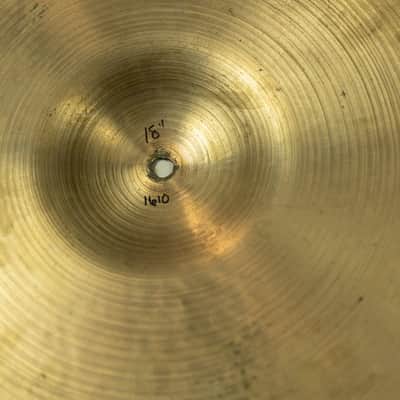 1970s Zildjian 18" A Thin Stamp Crash Cymbal 1610g image 3