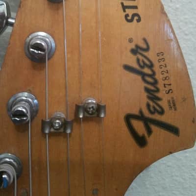 1977 Fender Stratocaster ,  Olympic White , Scalloped Neck Yngwie Malmsteen Duck Strat project image 2